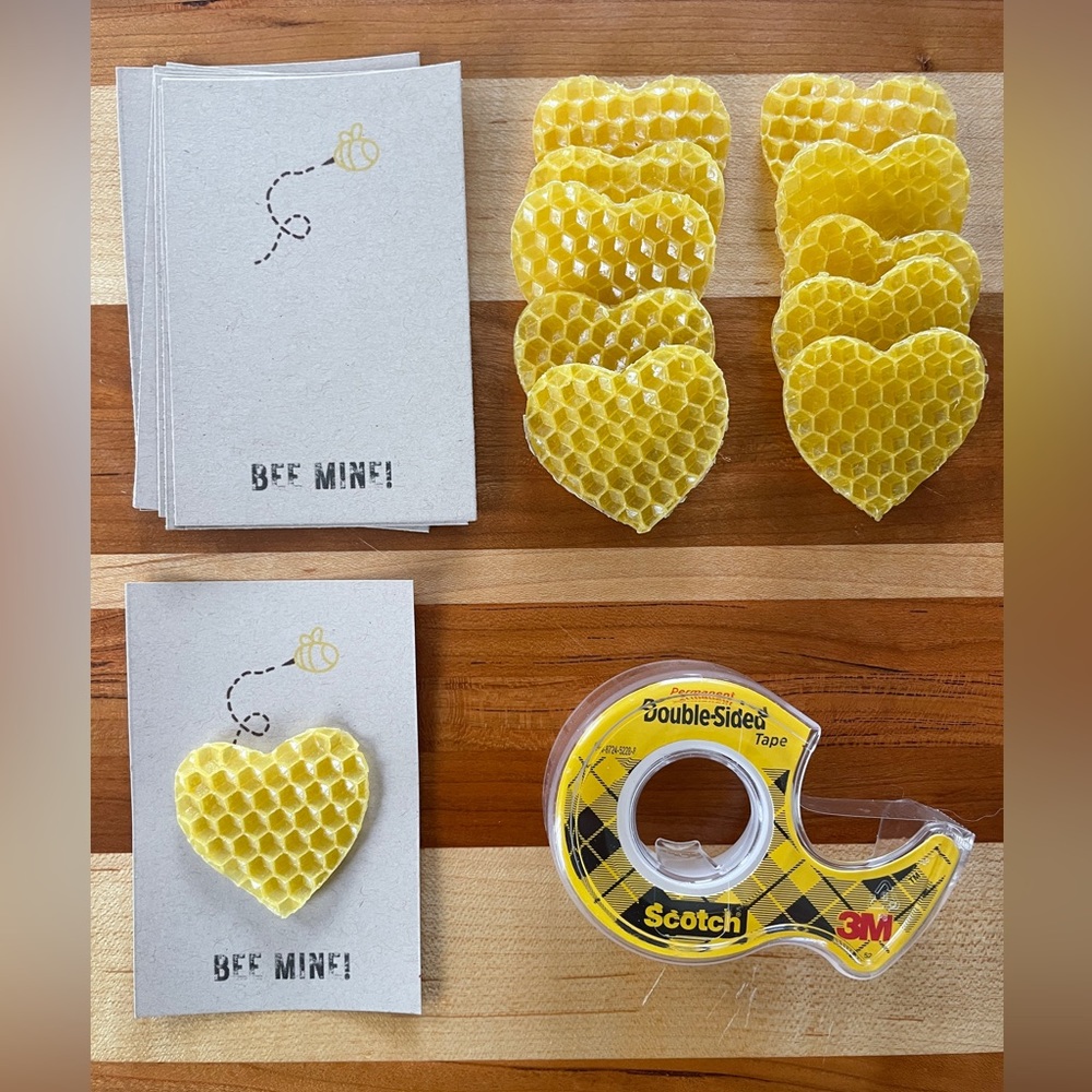 Bee Mine! Valentine’s Day Cards. DIY. Pack of 12.